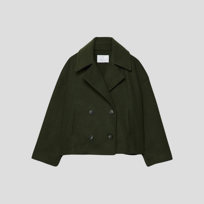Classic Double-Breasted Winter Coat
