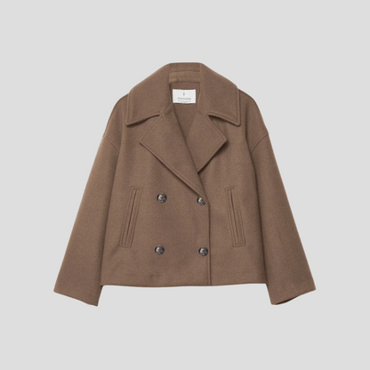 Classic Double-Breasted Winter Coat
