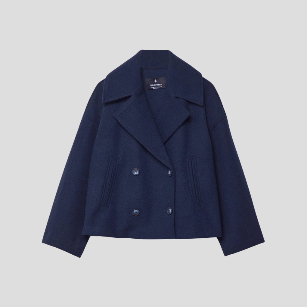 Classic Double-Breasted Winter Coat