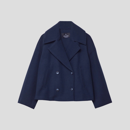 Classic Double-Breasted Winter Coat