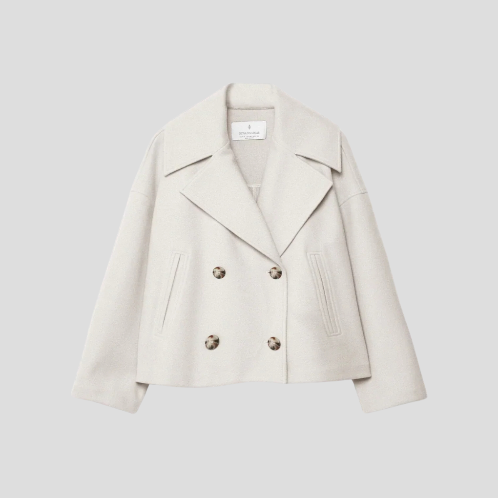 Classic Double-Breasted Winter Coat - Olytrend