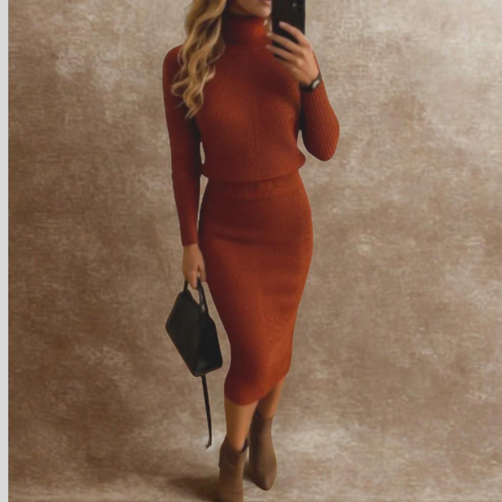 Soft Women's Sweater Dress for Daily Wear