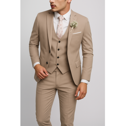 Classic Men's 3 Piece Slim Fit Business Suit