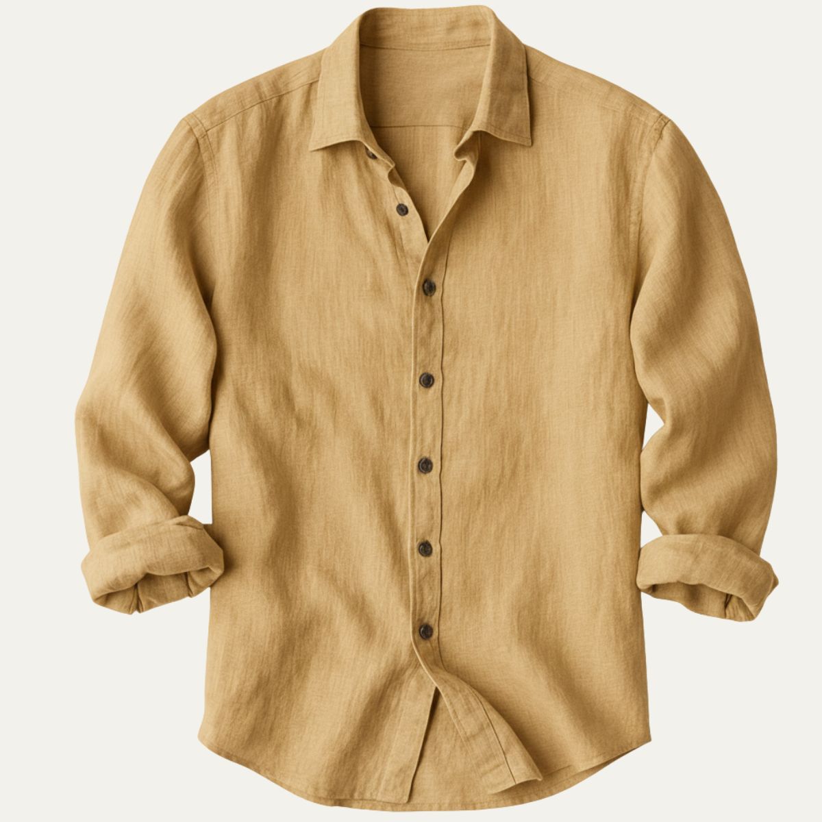 Classic Men's Relaxed Fit Linen Shirt