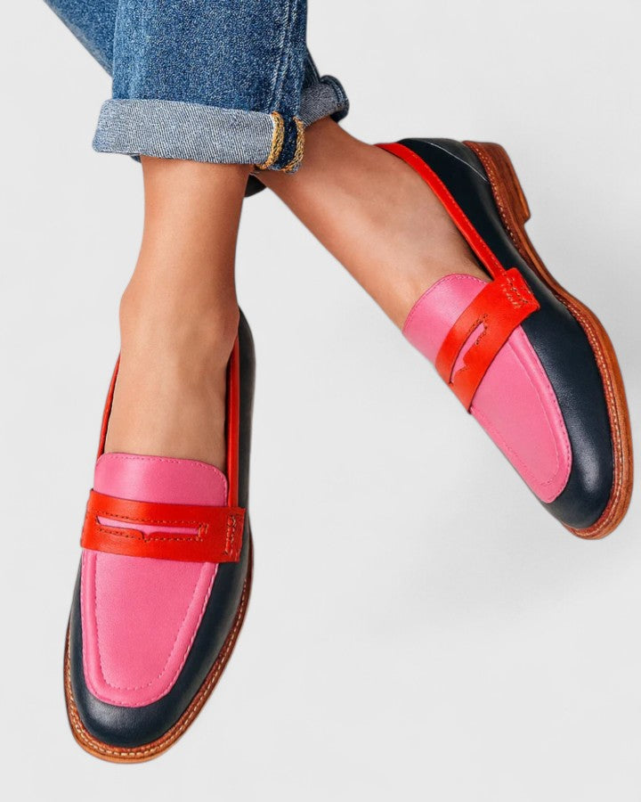 Luxurious Leather Loafers - Olytrend