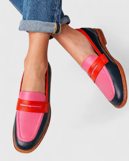 Luxurious Leather Loafers - Olytrend