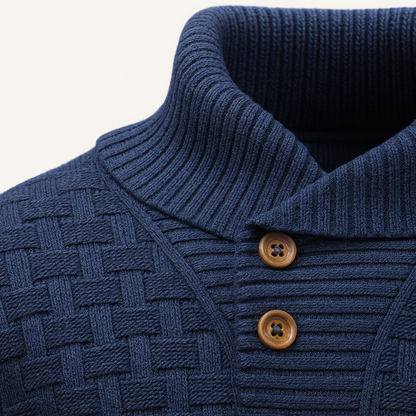 Classic Mens Thick Cable Knit Sweater