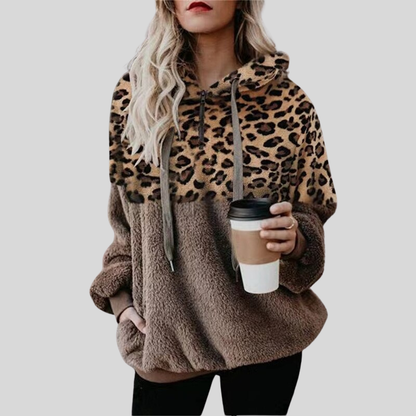 Cozy Women's Fleece Hoodie with Pocket
