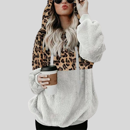 Cozy Women's Fleece Hoodie with Pocket
