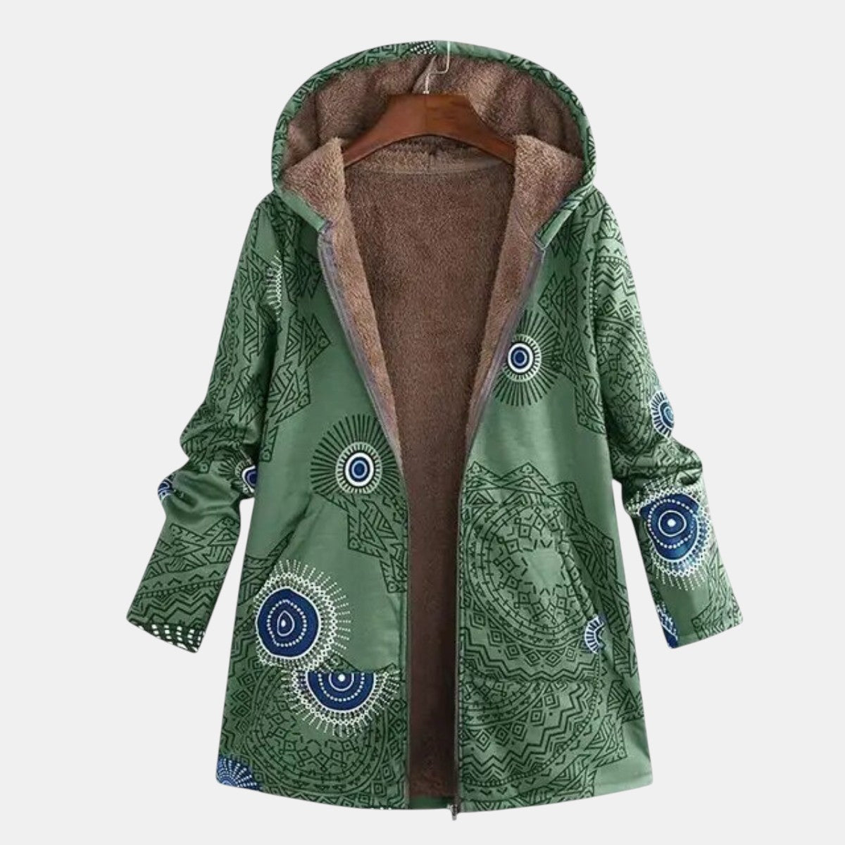 Ethnic Print Winter Jacket