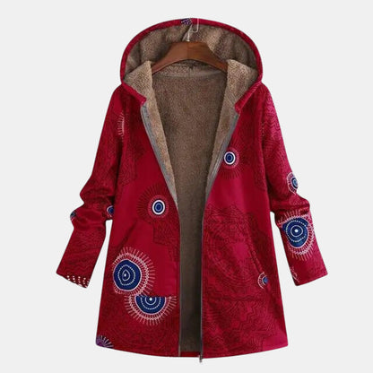 Ethnic Print Winter Jacket