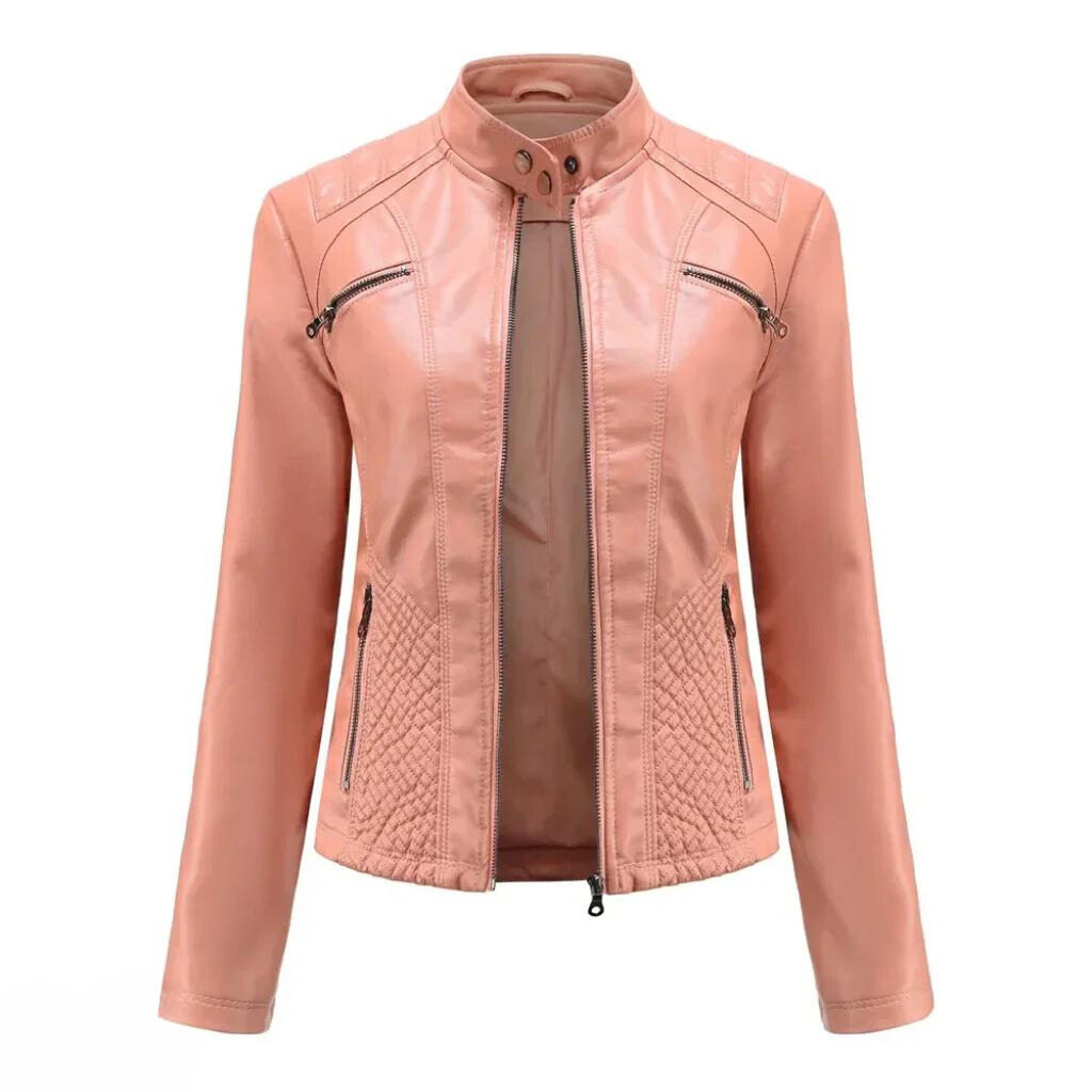 Classic Genuine Leather Biker Jacket