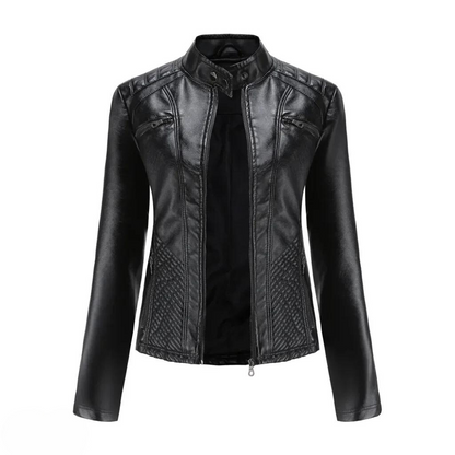 Classic Genuine Leather Biker Jacket