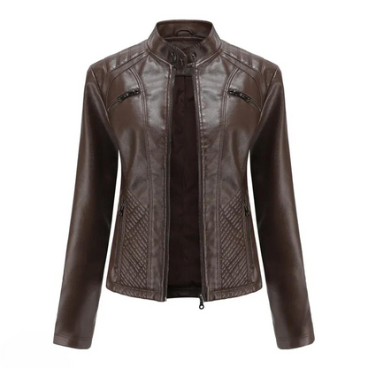 Classic Genuine Leather Biker Jacket
