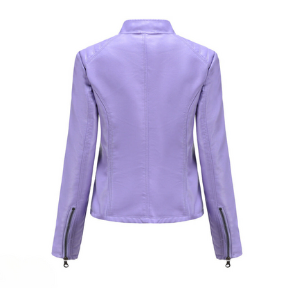 Fashionable Genuine Leather Coat