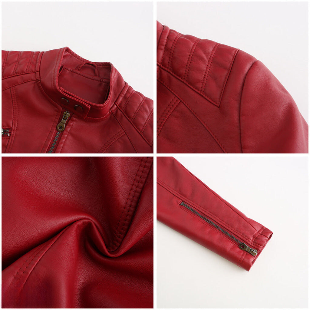 Classic Genuine Leather Biker Jacket