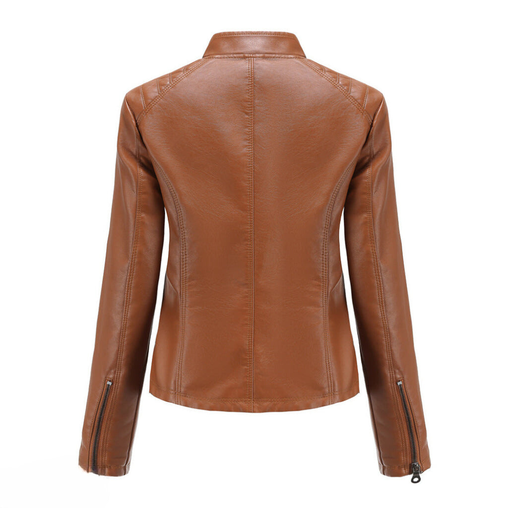 Classic Genuine Leather Biker Jacket