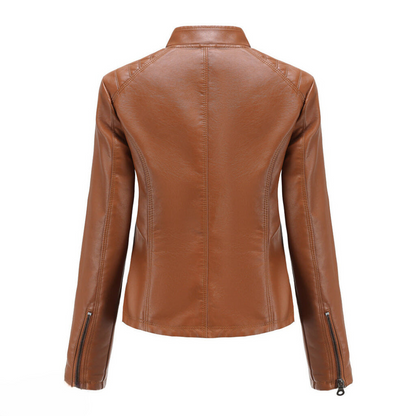 Classic Genuine Leather Biker Jacket