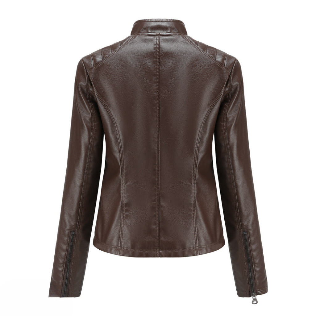 Classic Genuine Leather Biker Jacket