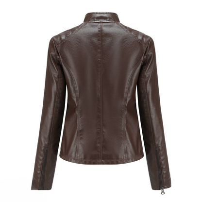 Classic Genuine Leather Biker Jacket