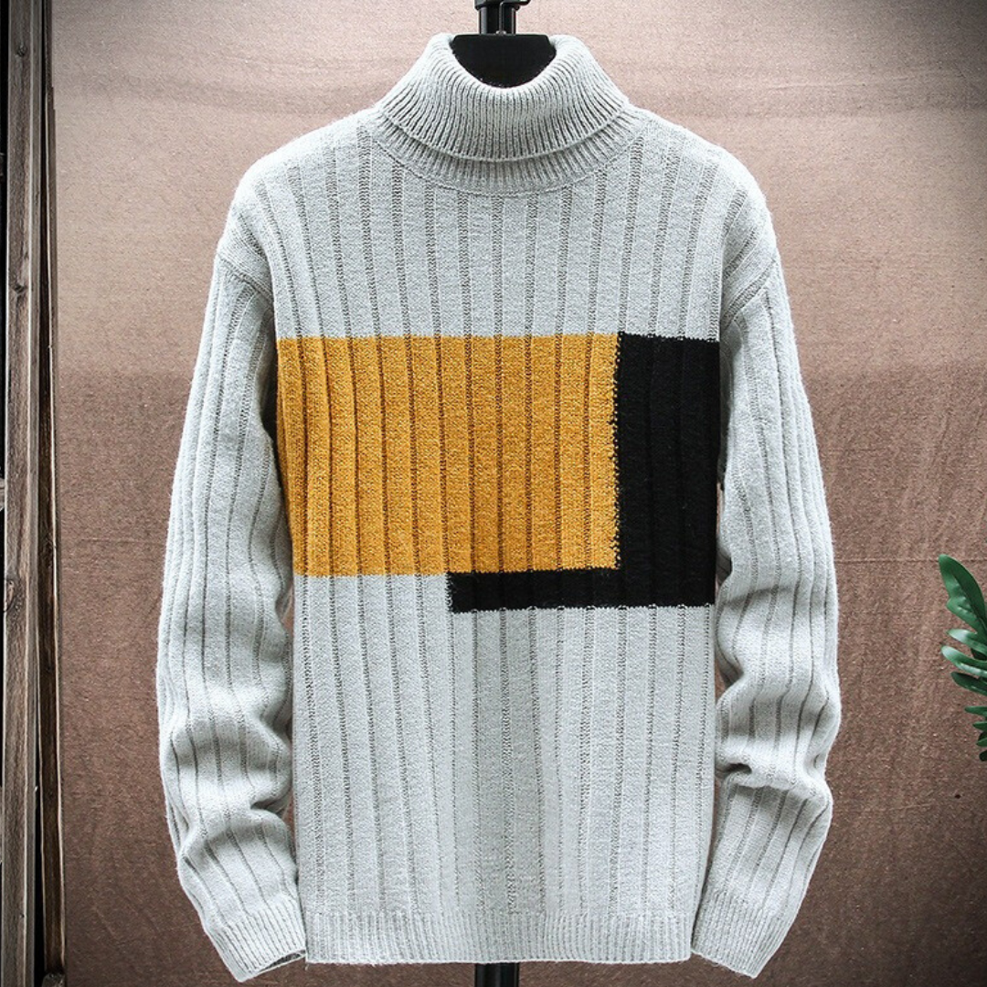 Casual Striped Crew Neck Long Sleeve Sweater
