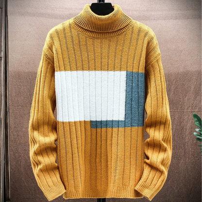 Casual Striped Crew Neck Long Sleeve Sweater