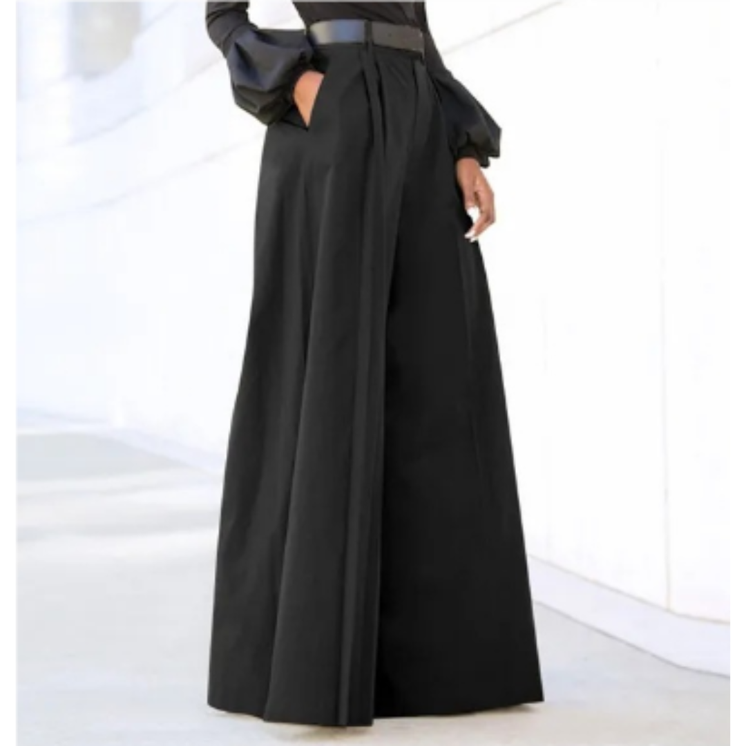 Women's Classic Comfortable High Waist Wide Leg Pants