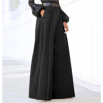Women's Classic Comfortable High Waist Wide Leg Pants