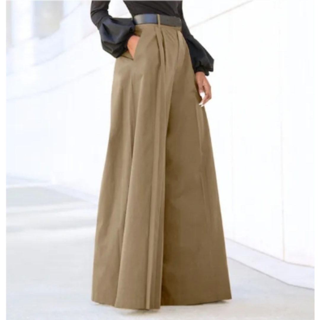 Women's Classic Comfortable High Waist Wide Leg Pants