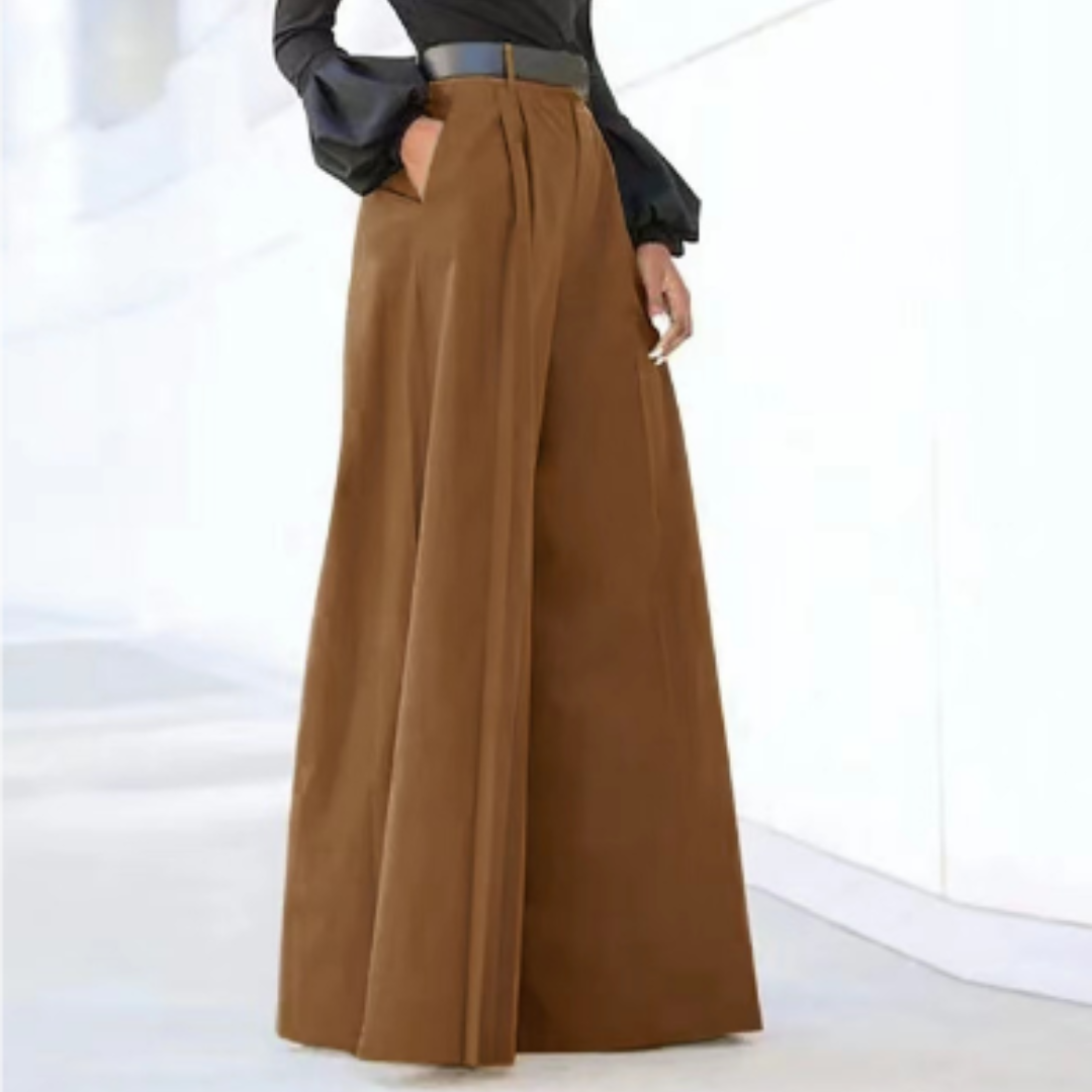 Women's Classic Comfortable High Waist Wide Leg Pants