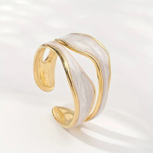 Classic White Gold Engagement Ring - Nocini