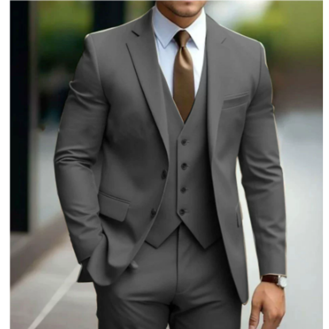 Vaughn | Men's Classic Fit Three-Piece Business Suit