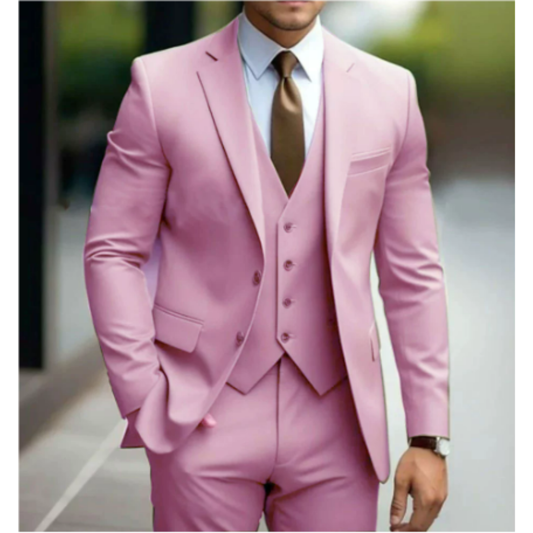 Vaughn | Men's Classic Fit Three-Piece Business Suit