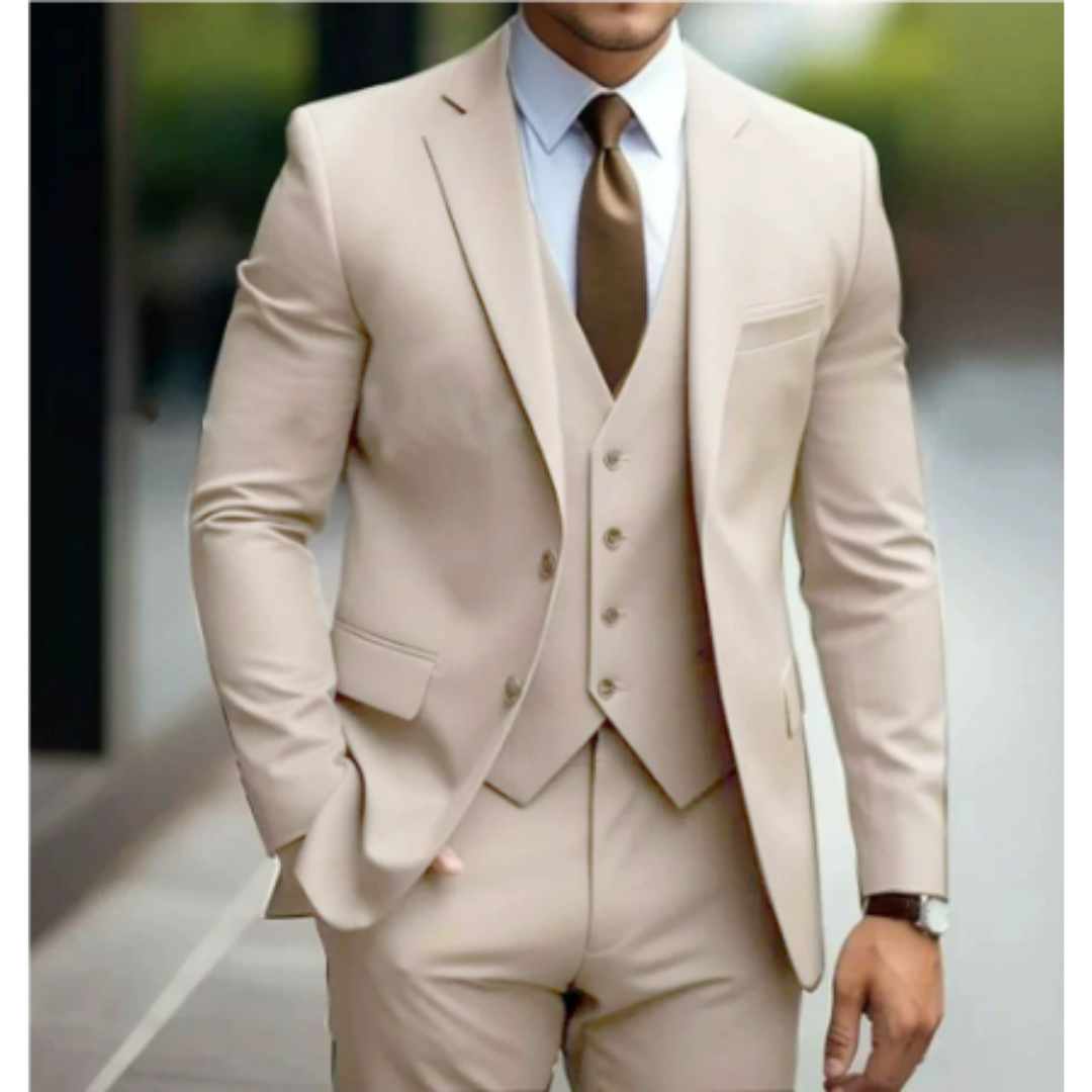 Vaughn | Men's Classic Fit Three-Piece Business Suit