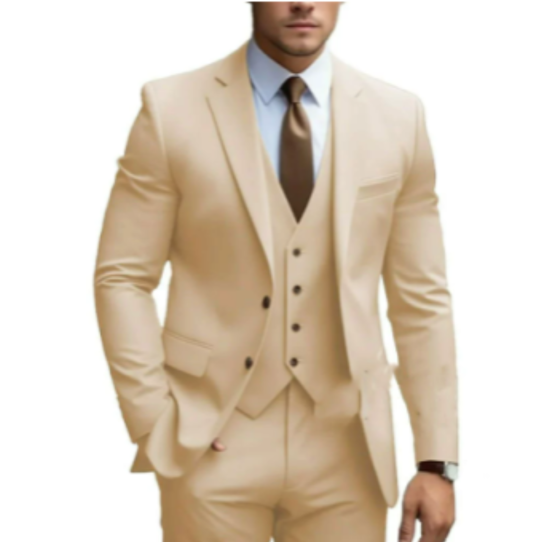Vaughn | Men's Classic Fit Three-Piece Business Suit