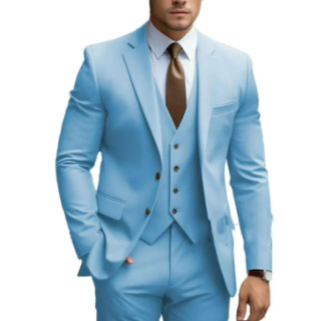 Vaughn | Men's Classic Fit Three-Piece Business Suit