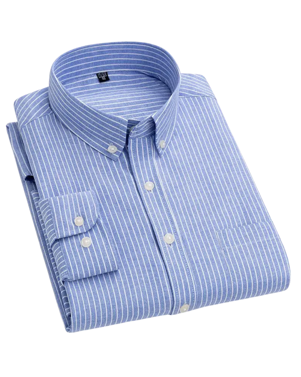 Classic Casual Stripe Button Shirt - Olytrend