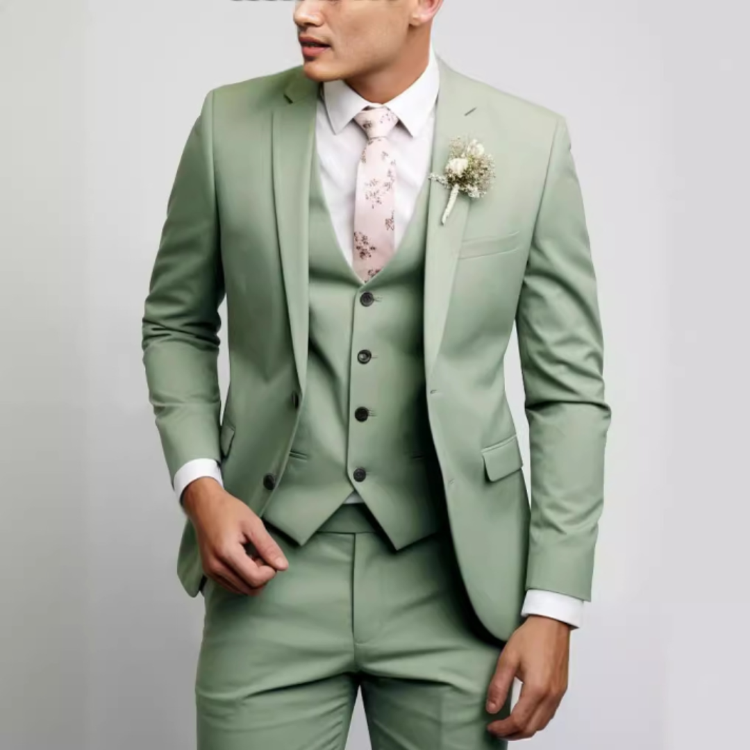 Classic Men's 3 Piece Slim Fit Business Suit