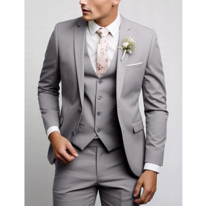 Classic Men's 3 Piece Slim Fit Business Suit