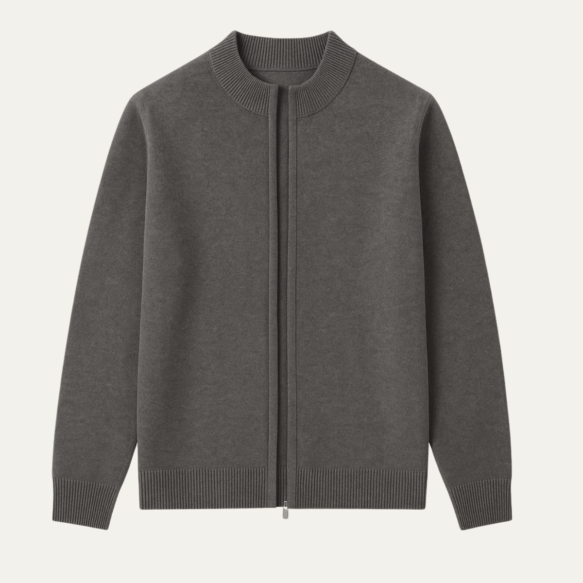 Premium Soft Men's Cashmere Wool Cardigan Sweater