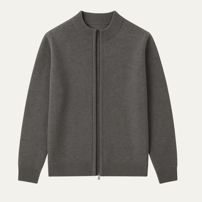 Premium Soft Men's Cashmere Wool Cardigan Sweater