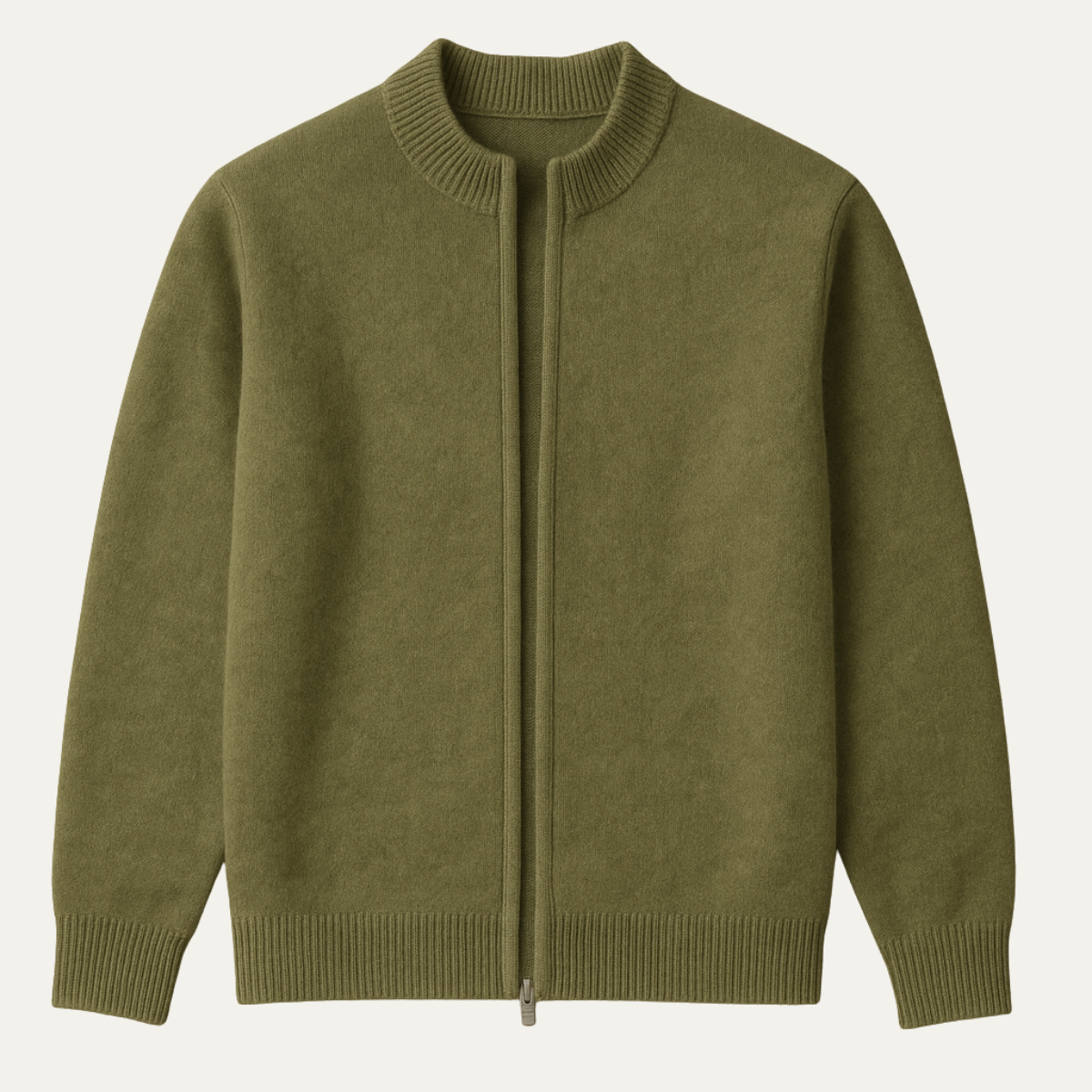 Premium Soft Men's Cashmere Wool Cardigan Sweater