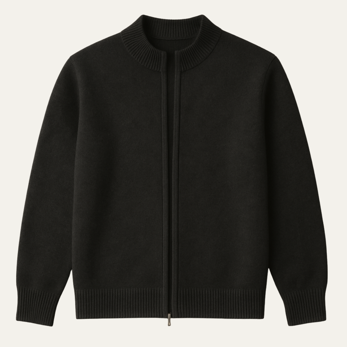 Premium Soft Men's Cashmere Wool Cardigan Sweater