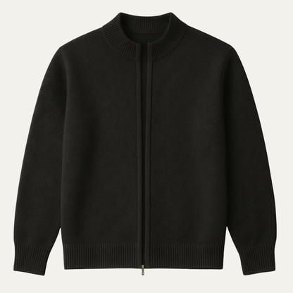 Premium Soft Men's Cashmere Wool Cardigan Sweater