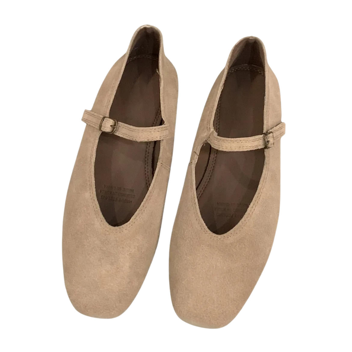 Brown Leather Mary Jane Shoes