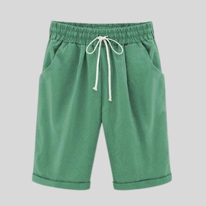 Comfortable Men's Cotton Shorts Elastic Waist