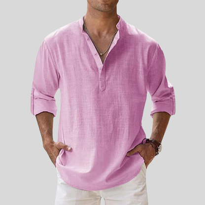 Comfortable Mens Casual Long Sleeve Shirt