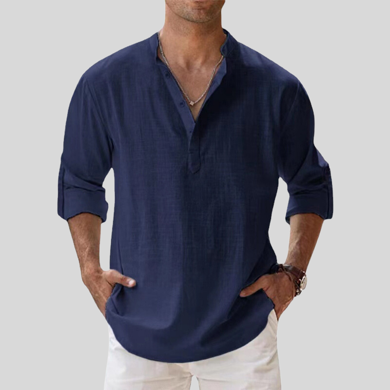 Comfortable Mens Casual Long Sleeve Shirt