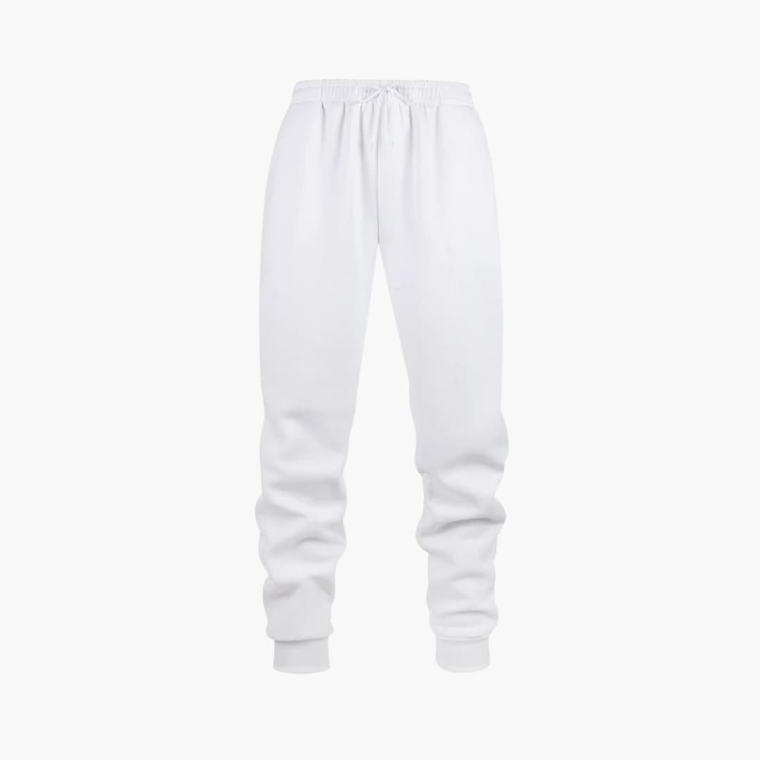 Comfortable Sports Pants with Stretchy Waist and Cuff Legs