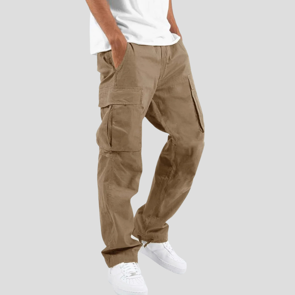 Practical Men's Cargo Work Pants - Olytrend